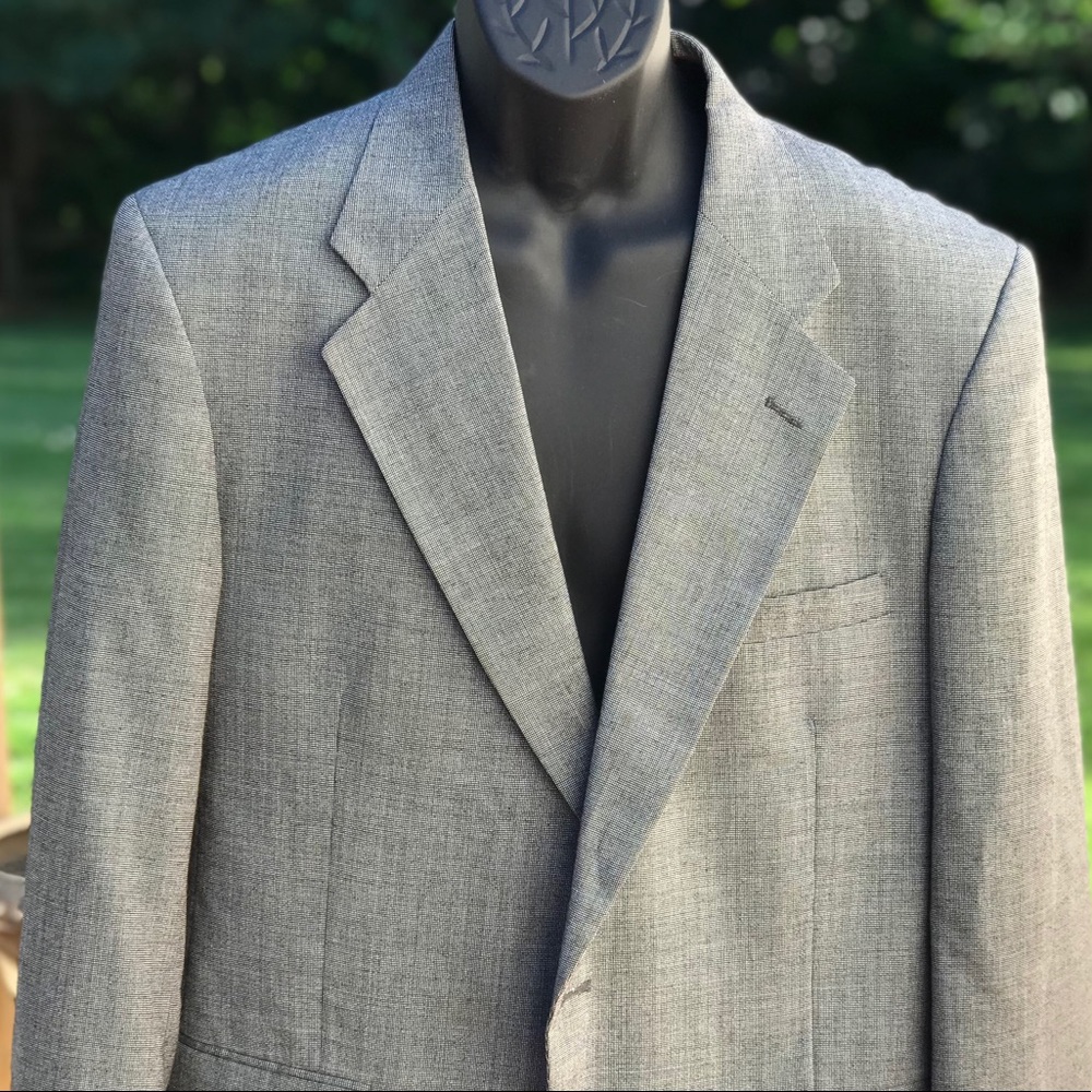 Stanley Blacker Checkered Blazer - image 2